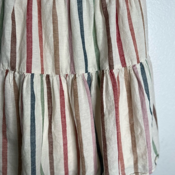 American Eagle Pastel Striped Halter Top Dress - Picture 2 of 8